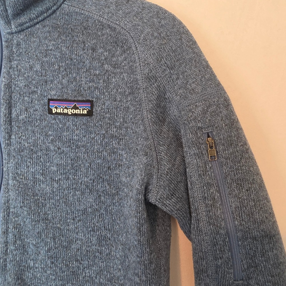 Patagonia Better Sweater Full Zip Jacket Blue Heather Fleece XS 25542 - Picture 2 of 14